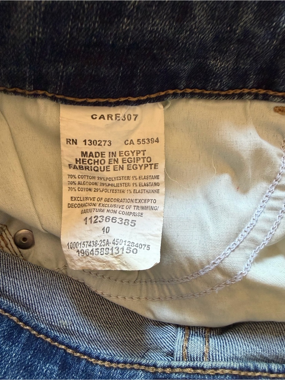 Lee Women's Mid Wash Denim Jean Shorts - Picture 3 of 3